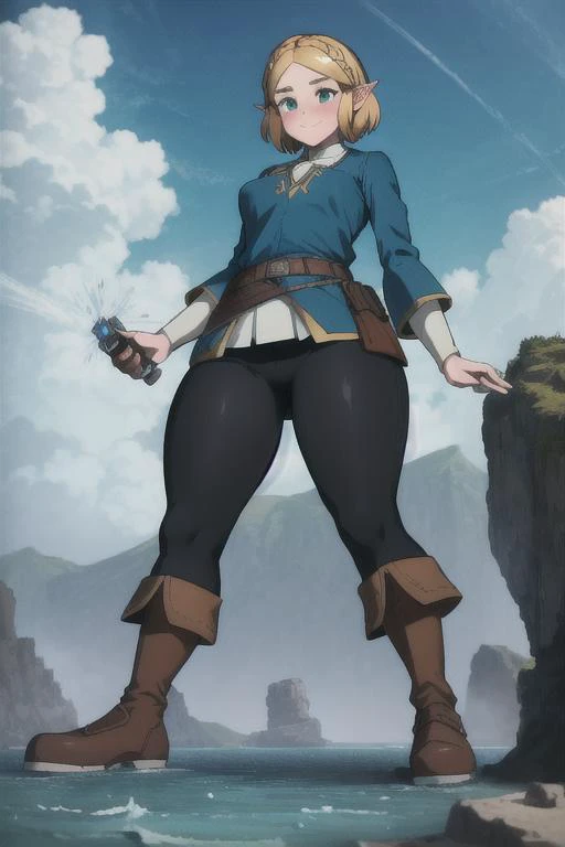 <lora:giantess:1>, GTSGiga, GTS, giga, 1girl, solo, size difference, continent, (walking over the ocean), walking:1.5, thick thighs, mountains, detailed background, straight on, from below, ground view, BREAK sexually suggestive, heavy breathing, aroused, ...