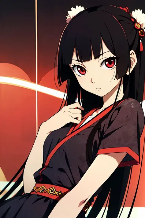 <lora:Enma Ai:0.7> Enma Ai,, ultra detailed, masterpiece, best quality, solo,