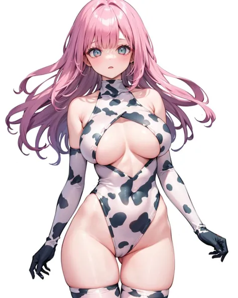 Cow Print Leotard (or bodysuit) 牛纹连体紧身衣