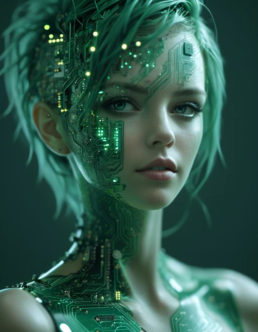 Dark Futuristic Circuit Boards