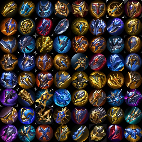 Moba game equipment icon