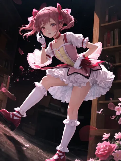 (masterpiece, best quality, ultra detailed,illustration,CG ,  hdr:1.2),
1girl, solo,madoka-v1  , looking at viewer,   dynamic angle , cinematic angle , depth of field , detailed and beautiful glow , detailed shadow ,  caustics,  ray tracing , bokeh , lens ...