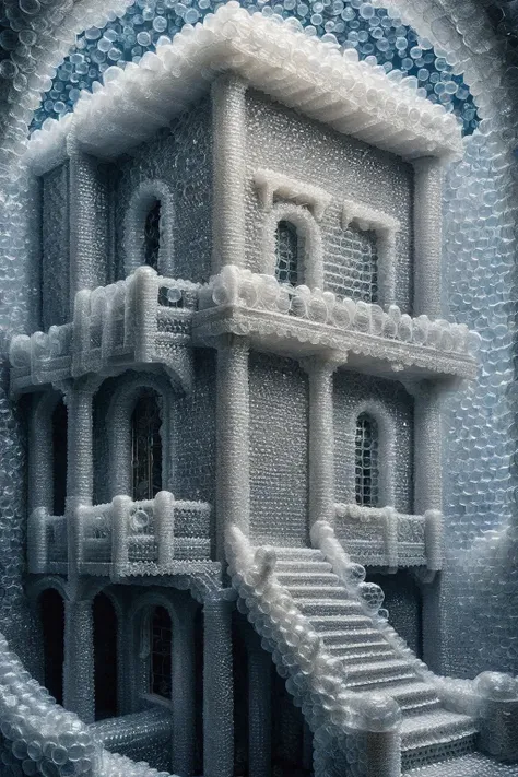 ral-bubblewrap,<lora:ral-bubblewrap:1>,art by escher,<lora:Escher_SDXL:1>,
8k,highly detailed,a amazing,whimsical fantasy vertical arcology outside of the multiverse,masterpiece,