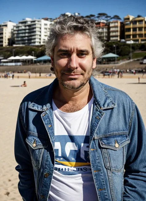 portrait of  sks person, in Sydney, at Bondi Beach, Denim jacket and leggings, by William Eggleston, epic character composition, 
<lora:locon_perfecteyes_v1_from_v1_64_32:0.25>, perfecteyes
<lora:locon_perfectsmile_v1_from_v1_64_32:0.1>, (perfectsmile:0.7)...