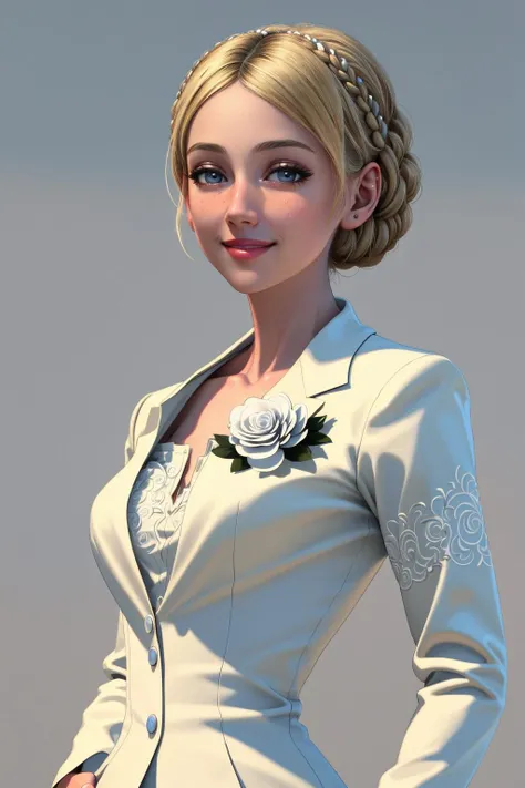 ((Masterpiece, best quality,edgQuality)),solo,1girl,smiling,excited,
edgCosette,braid, looking at viewer, blush, smile, blonde hair, simple background, white background, dress, full body, flower
 <lora:edgRosaCosettedElise:1>