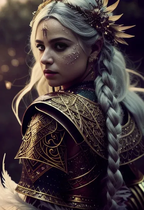 Realistic role-playing face portrait painting of a beautiful rpg champion, pastel color, intricate details, fantasy, universe, intricate magical embroidery, very detail hair, very detail eyes, intense face, [elden ring|d &amp; d] concept art, rpg portrait, octane render, cinematic lighting, (soft shadow:1.2), close up, depth of field, splash art, art by wlop and, greg rutkowski