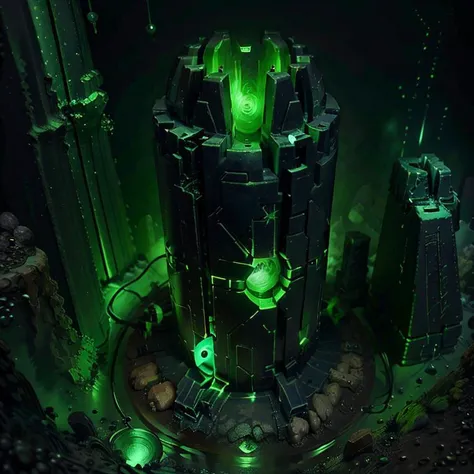 ((masterpiece,best quality)),
<lora:Necron_Architecture:0.8>,
Necron_Architecture,  (battery, cylinder,:1.3),
electricity, green glow, science fiction, scenery, scifi, space, still life,
cave, green crystals, gem stone,
simple background, black background,...