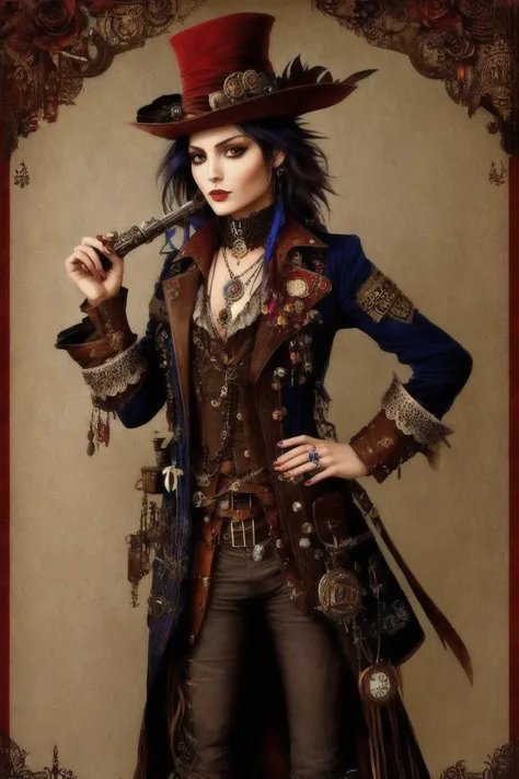 johnny depp steampunk style, American McGees Alice mad hatter