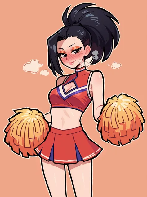 score_9, score_8_up, score_7_up, score_6_up, score_5_up, score_4_up,
BREAK
1girl, yaoyorozu momo, black hair, black eyes, long eyelashes, half-closed eyes, naughty face, seductive smile, thick lips, orange eyeshadow, black eyeliner, blush, nose blush, heav...