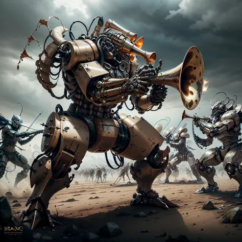 concept art   <lora:BrassInstrumentAI-000014:.7> BrassInstrumentAI battle mech