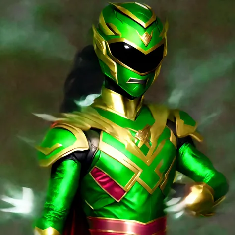 photo, green power ranger (superranger style:1) <lora:djzSuperRangersV1-lyco:0.8>