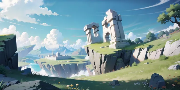 Stylized Ruins