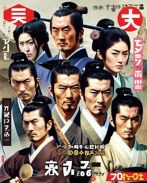 Historical Epics: TV Guide cover featuring epic historical dramas like "Oshin" and "Dokuganryu Masamune," promising sweeping tales of historical figures and their struggles, historical epics:0.8, sweeping:0.7, struggles:0.7, historical figures:0.6, drama:0...