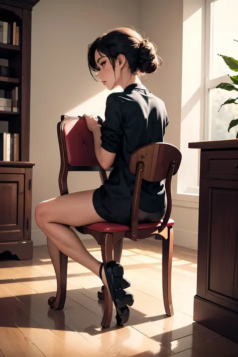 Straddling Chair Back By Stable Yogi