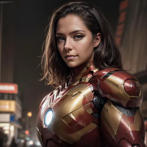 Best_QualityPos, RAW photo, intricate details, best quality, 8k uhd, soft lighting, 1girl, solo, (female iron man:1.2)  <lora:Vladislava_Galagan_V3:0.6>