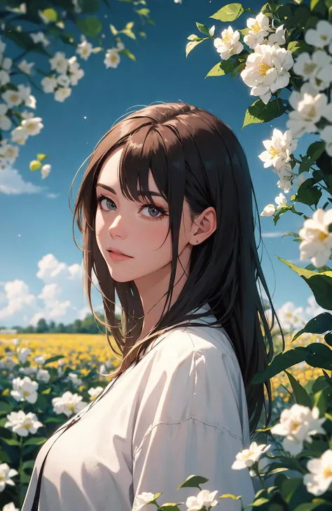 (masterpiece, best quality:1.2), from above, 1woman in a flower field, looking at viewer, (rim light:1.2), depth of field, fisheye lens,
<lora:Add Detail:0>,
<lora:Lgirl Slider:-4>