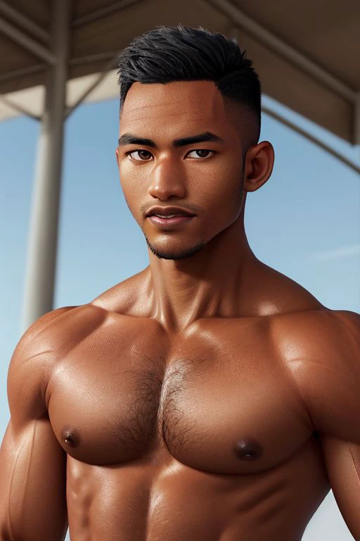 Face of syahnk, half body portrait, 8K UHD, Studio lighting, photoshoot , muscular ,Mr physique, ( African male :1.3), high detailed face, outdoor photoshoot,oiled skin, glowing, high detailed face, high detailed skin,HD, RAW photo, subsurface scattering ,...