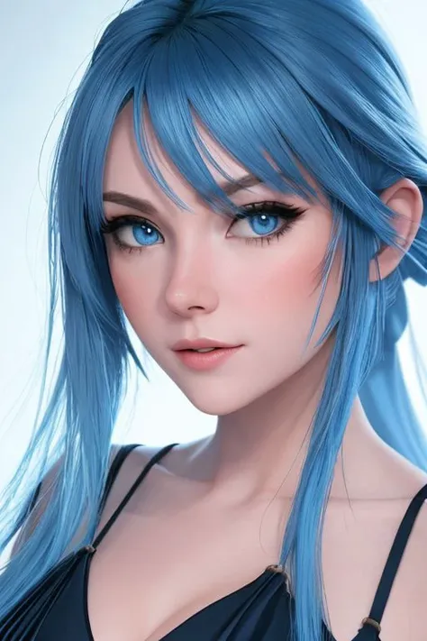 Perfect looking girl age 20, posing, ice princess,  detailed deep blue eyes, 8k, high detail,  volumetric light