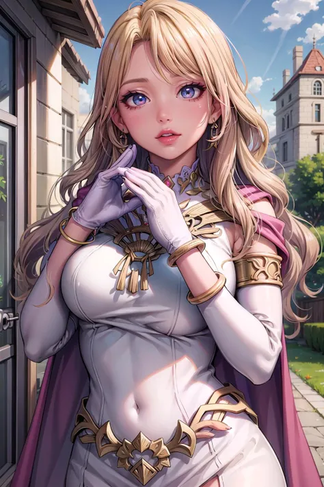 nsfw, (masterpiece, best quality),sharp image, extreme details,high resolution,smooth skin, perfect lighting,
upper body, <lora:elimine-000007:0.8> , fe_elimine,(wavy hairs,eductive smile:1.2),half-closed_eyes, dress,gloves, white dress, elbow gloves, sing...
