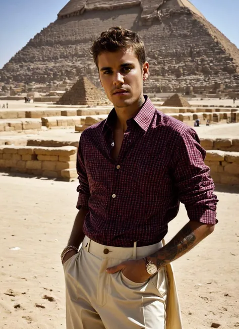 portrait of  sks person, in egypt, pyramids in the background,  Ruffled skirt and button-down shirt,  by Guy Bourdin, epic character composition, natural lighting,
<lora:locon_perfecteyes_v1_from_v1_64_32:0.25>, perfecteyes
<lora:locon_perfectsmile_v1_from...