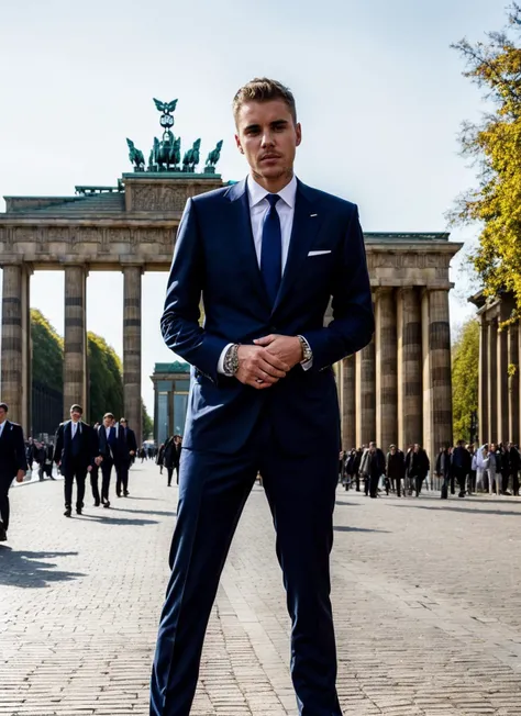 portrait of  sks person, in Berlin, at the Brandenburg Gate,  Blazer and trousers,  by David LaChapelle, epic character composition, natural lighting,
<lora:locon_perfecteyes_v1_from_v1_64_32:0.25>, perfecteyes
<lora:locon_perfectsmile_v1_from_v1_64_32:0.1...