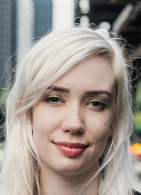 photo of sks woman, pale skin, working class in new york city, upper body, detailed skin, 20 megapixel, canon eos r3, detailed skin, detailed, detailed face, <lora:locon_alanahpearce_v1_from_v1_64_32:1.25>