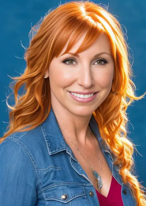 photo of kari byron person, braided hair, hyper realistic photograph, detailed face, closed lips