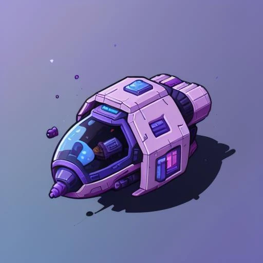 Cute Isometric Spaceships (SD 1.5)