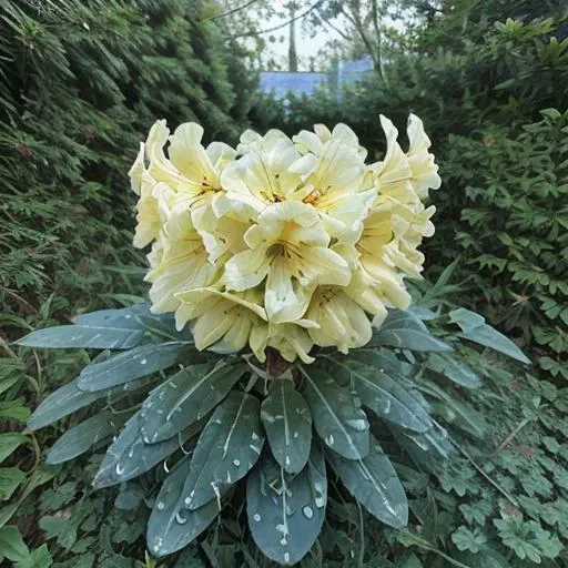 there is a yellow flower with water droplets on it