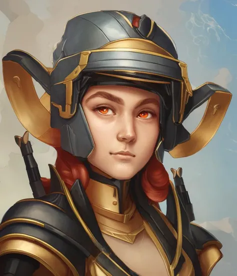 (a girl in an extravagant space helmet, beautiful, sexy, inspired by alphonse mucha)), charhelper, ((close-up)) portrait, digital painting, character art, artwork by leonardo davinci, high detail, professional, masterpiece, anime, stylized, face, facial ex...