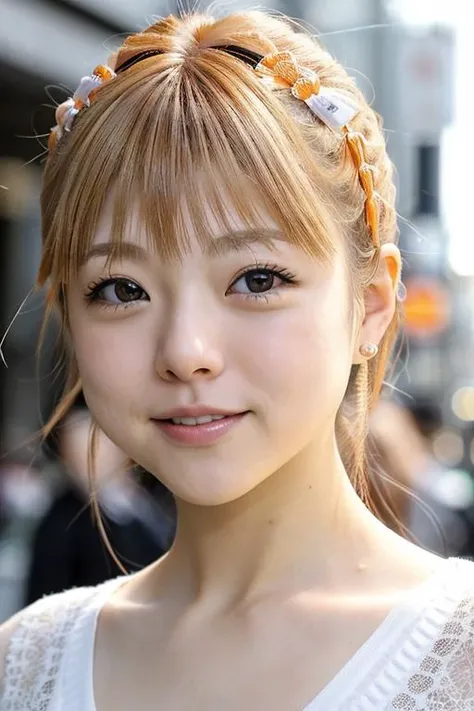 RAW close-up portrait photo, OgawaMakoto in busy Tokyo street, fcDetailPortrait