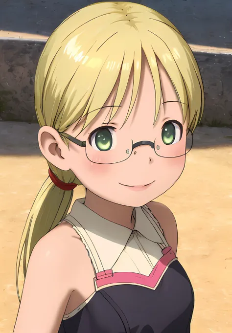 <lora:MadeintheAbyss:0.8>,Riko,1girl,smile, solo, wink,