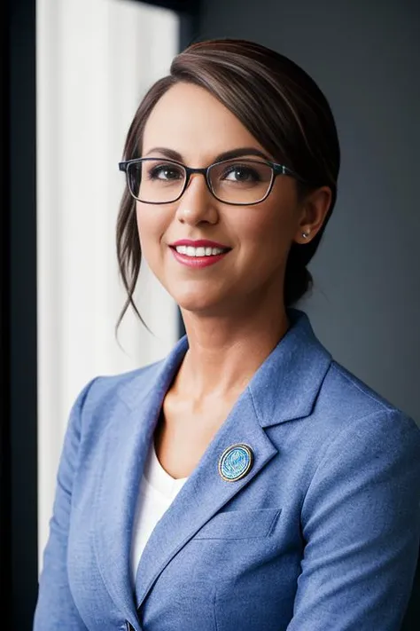 professional photoshoot photograph of b0e83rt wearing glasses, cinematic lighting and makeup