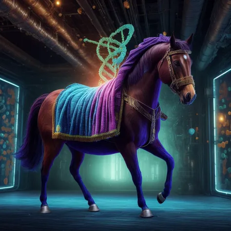 <lora:ScienceDNAStyle:0.8>ScienceDNAStyle Horse blanket, colorful, color explosion, science, research, sci-fi <lora:add_detail:0.5> <lora:LowRa:0.5>, (Masterpiece:1.3) (best quality:1.2) (high quality:1.1)