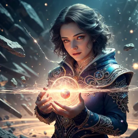 (photo realistic:1.5),
(masterpiece, 8k, hdr, best quality, perfect, very high quality:1.5),
(1 woman, sorceress, master of the arcane arts, magical, levitating, surrounded by magical energy:1.3),
crystals, magical aura
<lora:CreationMagic-21:0.2> creation...