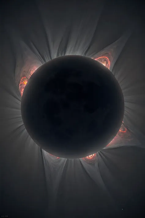 the sun is seen through a hole in the sky