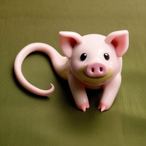 photo of a adorable snake little pig snake hybrid