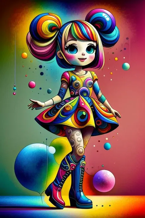 <lora:ral-colorswirl:1> ral-colorswirl, 1girl, rainbow_dress, boots, smole, full body, <lora:add_saturation:1.7>, <lora:l_32:-0....