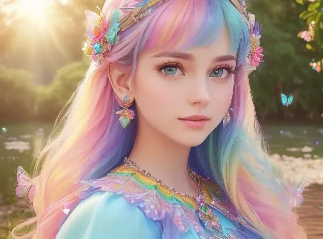 masterpiece, (((best quality))), highly detail eyes, (perfect eyes), beautiful eyes, both eyes are the same, smooth, perfect face, extremely detailed 8K, high resolution, ultra quality, glare, Iridescent, Global illumination, real hair movement, realistic ...