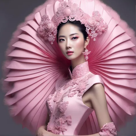 a woman as gwei, super model, pink style, high fashion
Style: Fantasy Art
