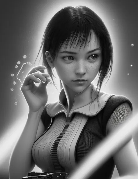 woman, magic realism, raypunk, safe, screen space ambient occlusion, cob engine, pointillist, high-speed photography, realism ar...