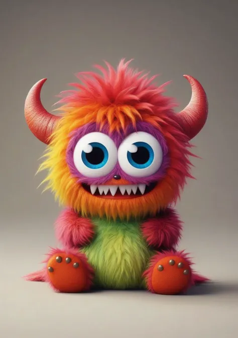 masterpiece, best quality, the cutest monster in the world