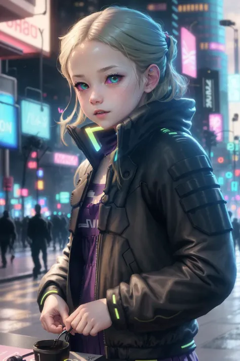 CR1.3, 1girl, rebecca (cyberpunk) <lora:rebecca_v1:1>