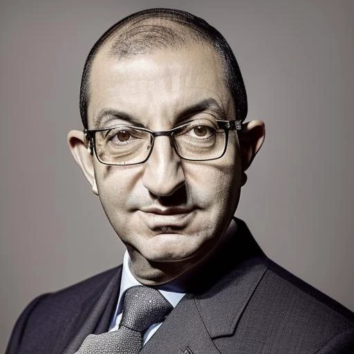 arafed man in a suit and tie with glasses and a tie