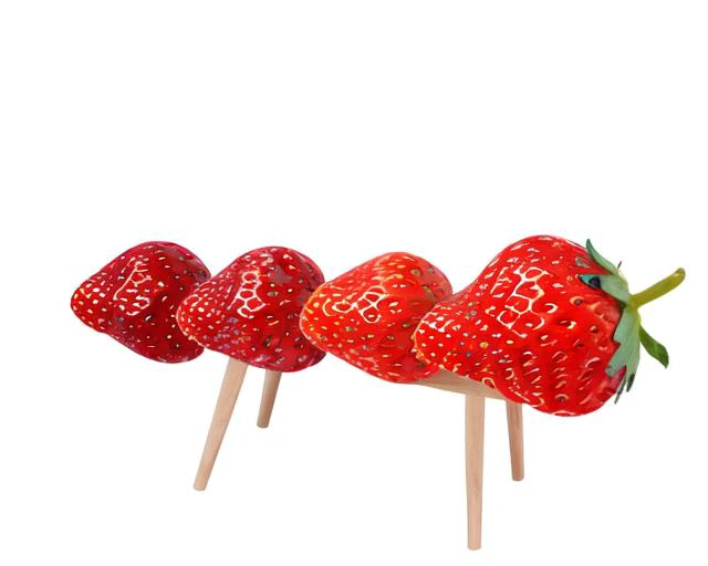 <lora:shoryo_uma_v6:0.5>, skewer, shoryo_uma, objectification, still life, food_focus, from side, strawberry