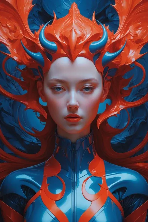 The most Fantastic person in the world, oil paint on canvas by James Jean and Wayne Barlowe, trending on artstation, masterpiece, detailed, 8K HD wallpaper with ambient lighting. com, high detail, post processing, smooth, sharp focus. vivid color scheme. r...