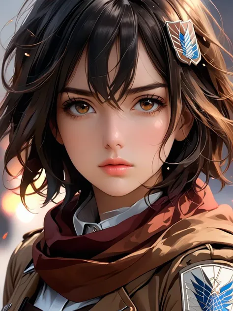 (masterpiece:1.3), (highly detailed:1.3), (highres:1.1), best quality, Ultra-detail, (masterpiece, best quality),   i want the whole image to be created in 3D anime style, 1girl, solo, looking at viewer, short hair, bangs, shirt, black hair, hair between e...