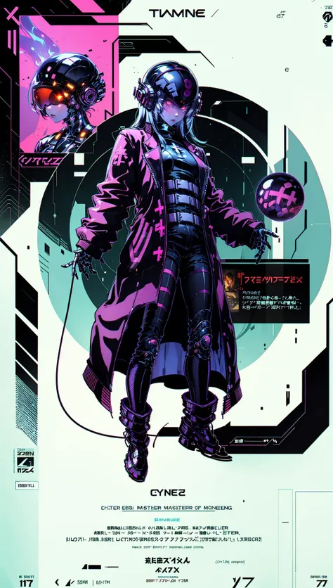 Cybernetic master hackers of the post-NET world and brain-burning secret stealers, <lora:cyber_graphic:0.5> <lora:Cyber_Graphic_e20:0.7>