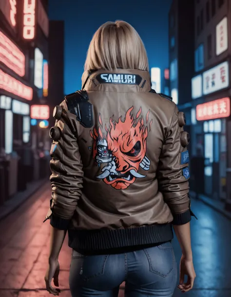 Cyberpunk Samurai Jacket SDXL