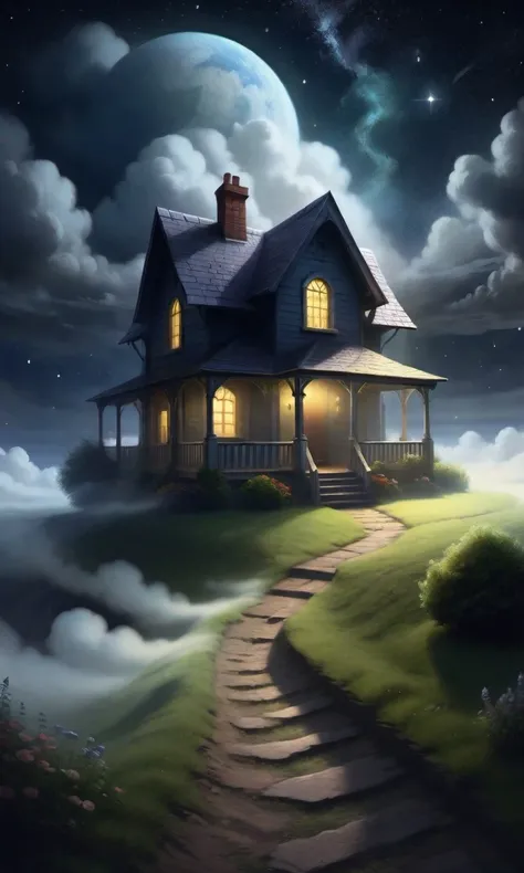 {"prompt": "Home is behind, the world ahead And there are many paths to tread Thru shadow, to the edge of night Until the stars are all alight Mist and shadow, cloud and shade All shall fade, all shall fade", "negative_prompt": "", "seed": 740444060, "use_...